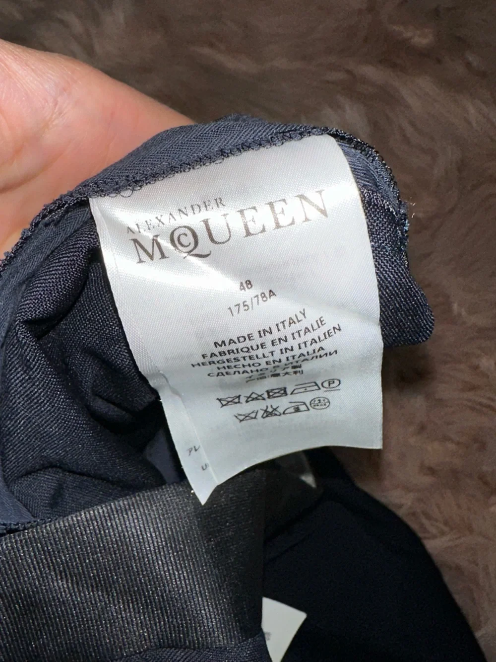 NWT Alexander Mcqueen  Tuxedo Trousers Sz 48